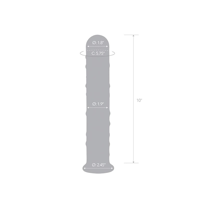 Szklane dildo - Glas Extra Large